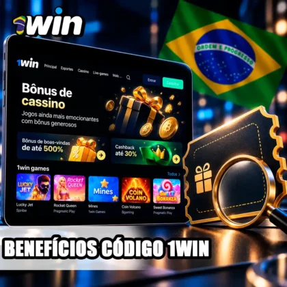 Área de promoções em tablet com cupom e lupa para analisar possíveis benefícios do código.